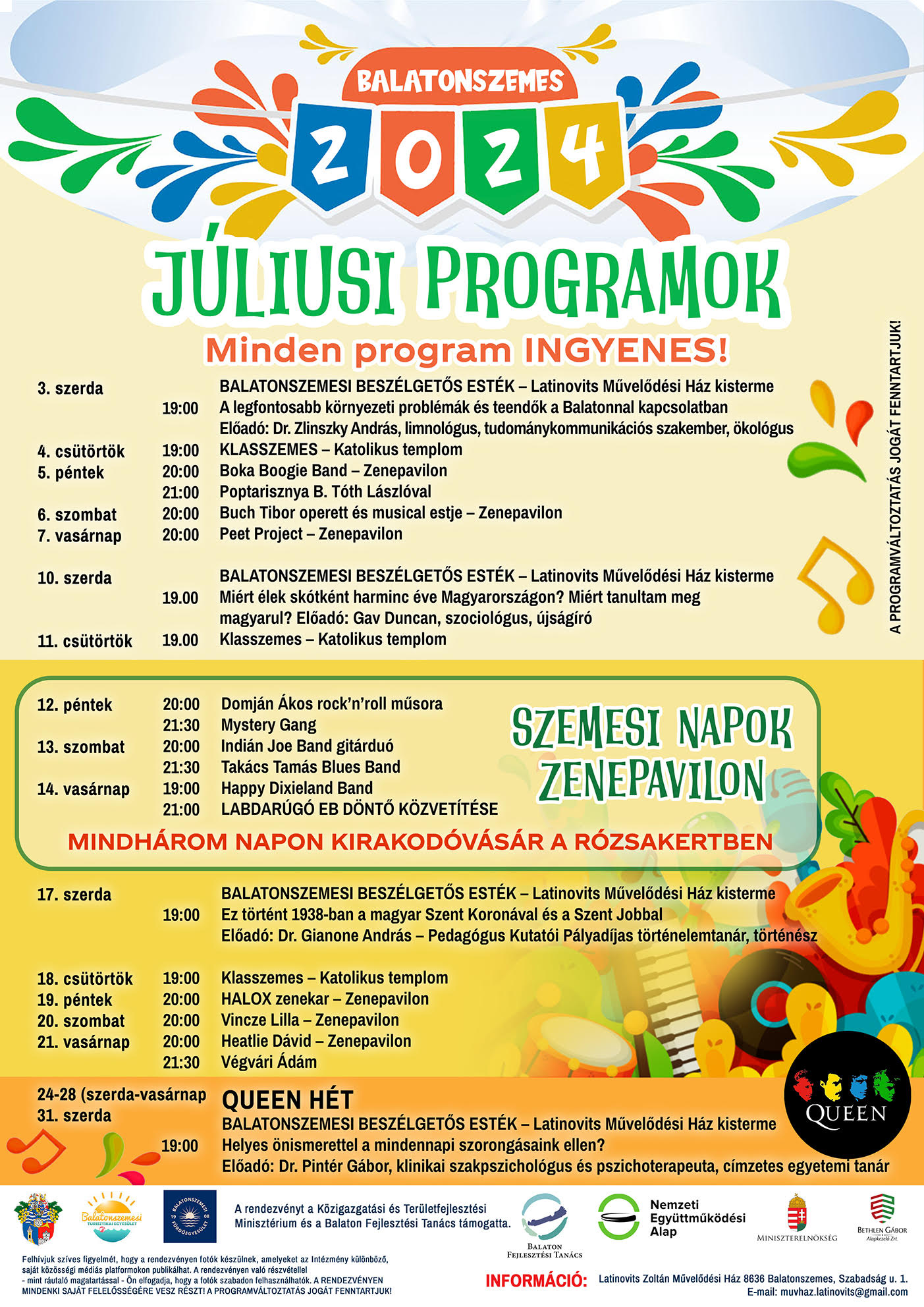 202407 Programok 2024. július - Programok